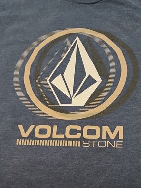Volcom Stone, Blue Short-Sleeve T-Shirt, Men's Size XL